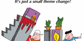 It's just a small theme change!
