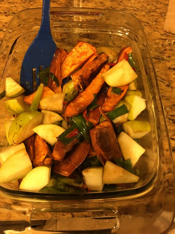 Roasted Sweet Potatoes & Fresh Figs