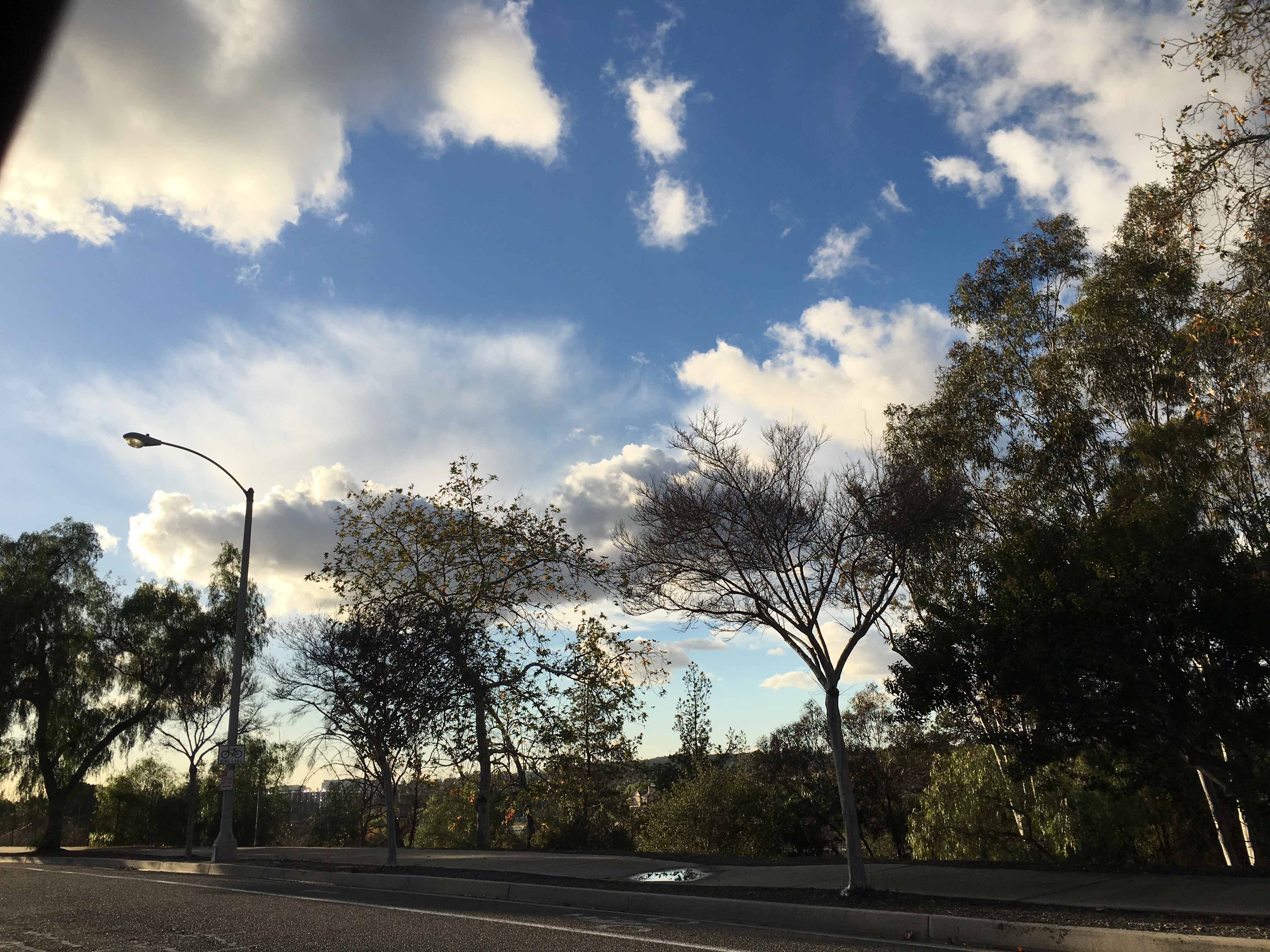 Clouds and blue sky