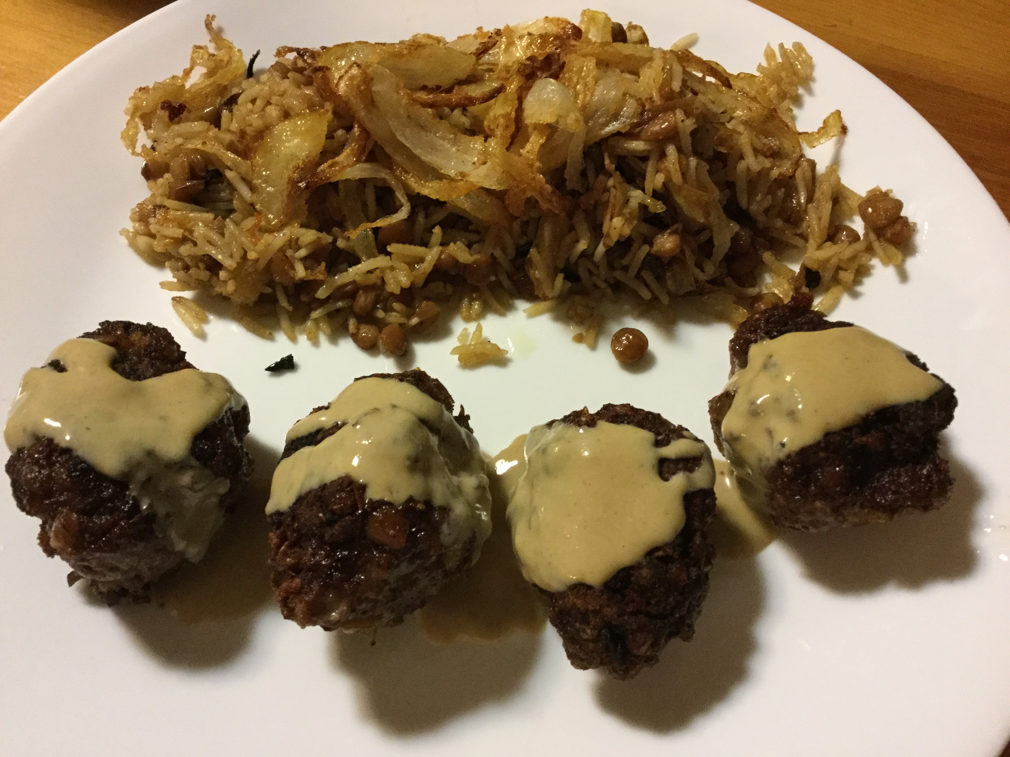 Mejadra and Kofta