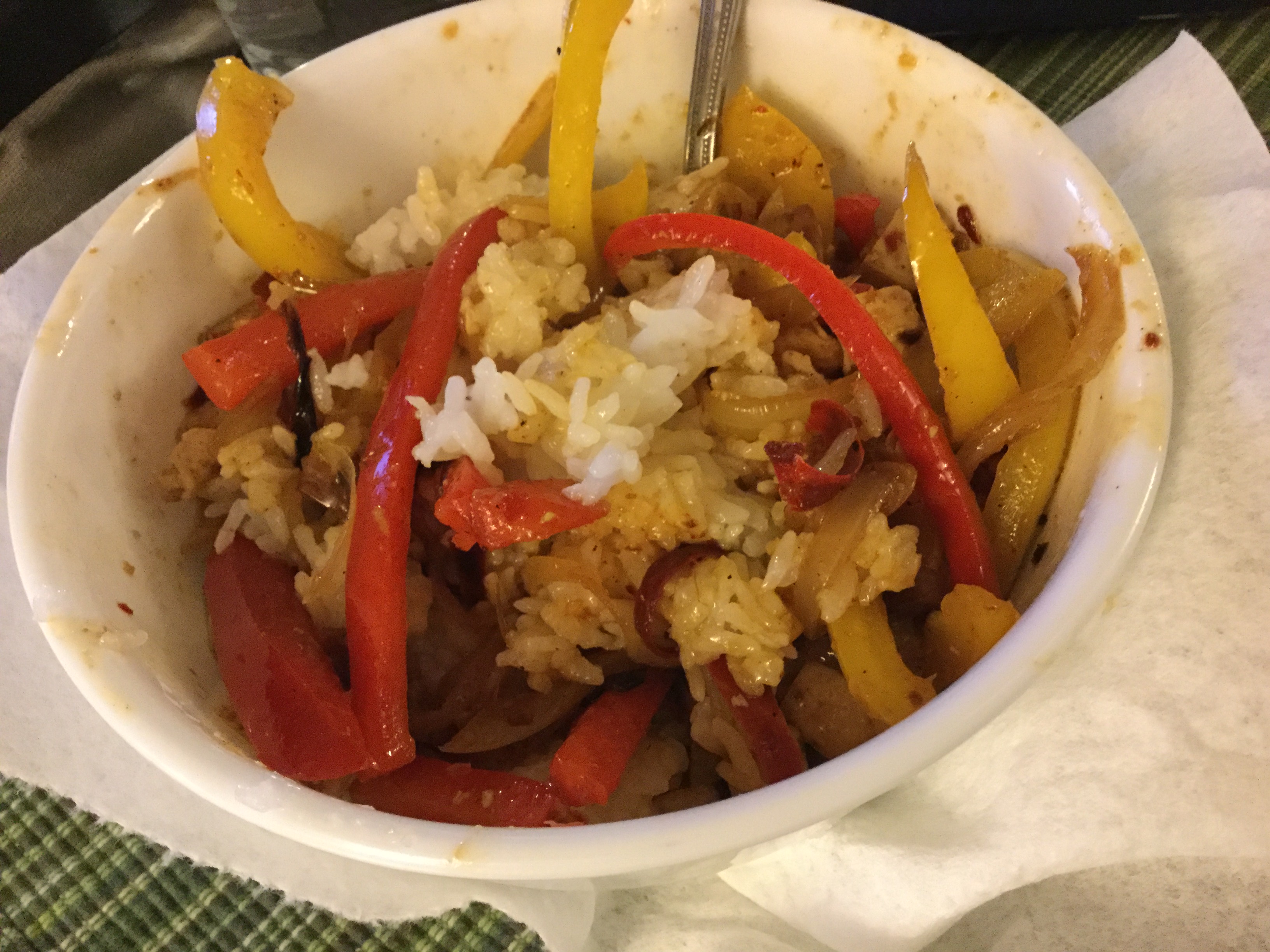 Tofu and Bell Peppers